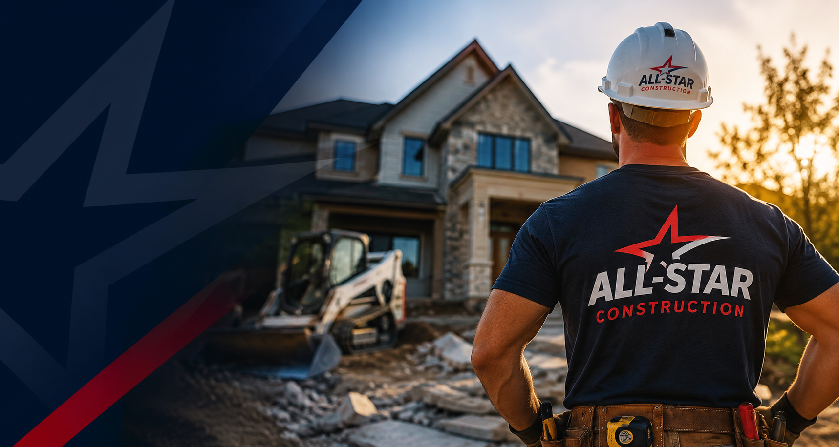 All-Star Construction team working on a residential construction project